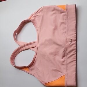 VSX Sport Sports Bra Size Medium The Player By Victoria's Secret Pink Orange